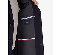 Tommy Hilfiger Men's Addison Wool-Blend Trim Fit Overcoat