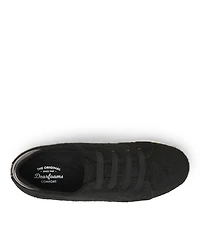 Dearfoams Women's Sport Foam Elastic Lace Slip-On Sneaker