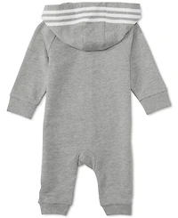 adidas Baby Boys or Girls Logo Full Zip Hooded Coverall
