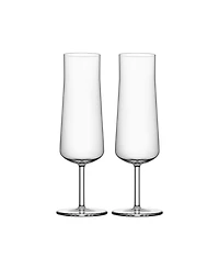 Orrefors Informal Champagne Glass Set, 2 Pieces