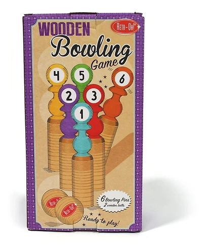 Retr-Oh Bowling Game Set, 8 Piece