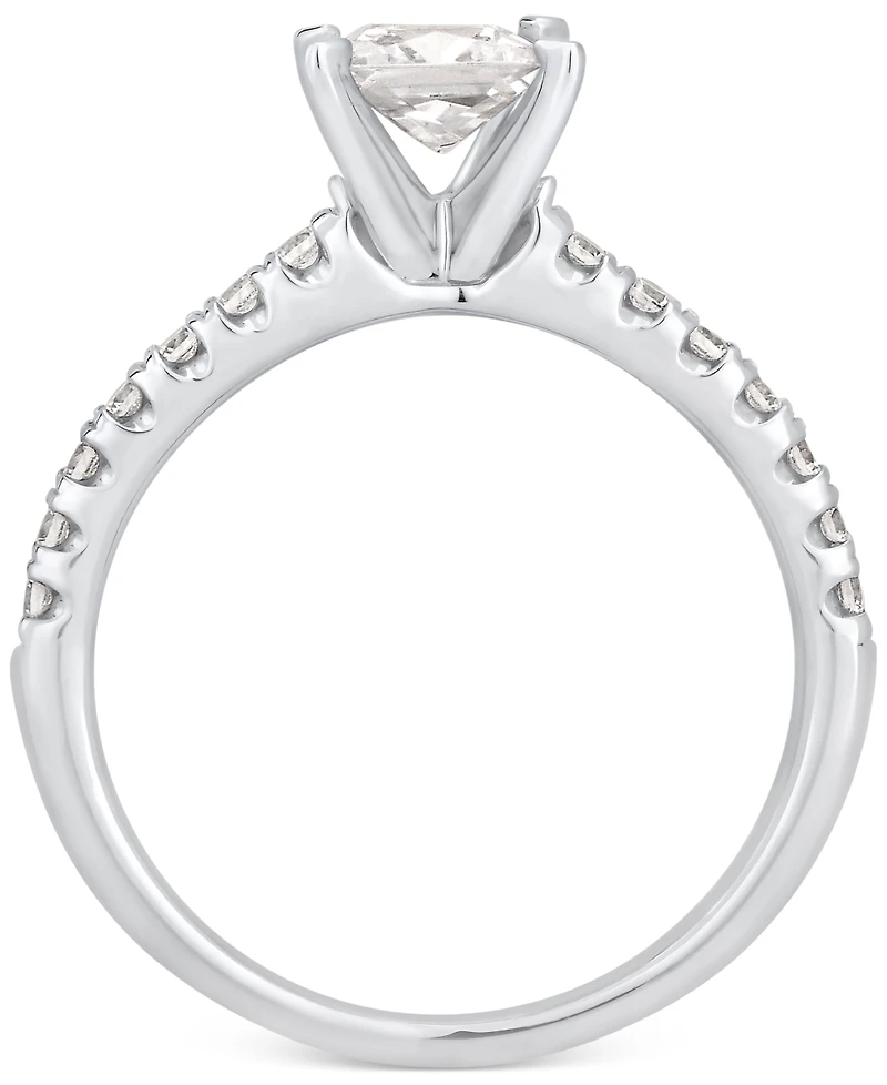 Diamond Princess-Cut Bridal Set (1-1/2 ct. t.w.) in 14k White Gold