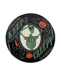 Certified International Scaredy Cat Canape Plates, Set of 4