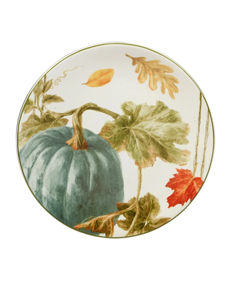 Certified International Autumn Harvest Dessert Plate, Set of 4