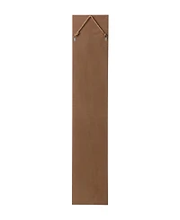 Glitzhome Wooden Plaid Pet " Welcome" Porch Sign, 42"
