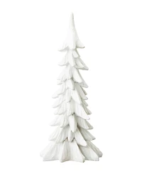 Glitzhome Resin Christmas Table Tree Decor, 14.75"