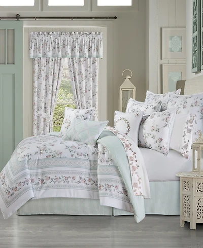 Royal Court Rialto Classic Floral 4-Pc. Comforter Set, Queen