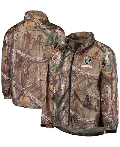 Men's Realtree Camo Las Vegas Raiders Sportsman Waterproof Packable Full-Zip Jacket