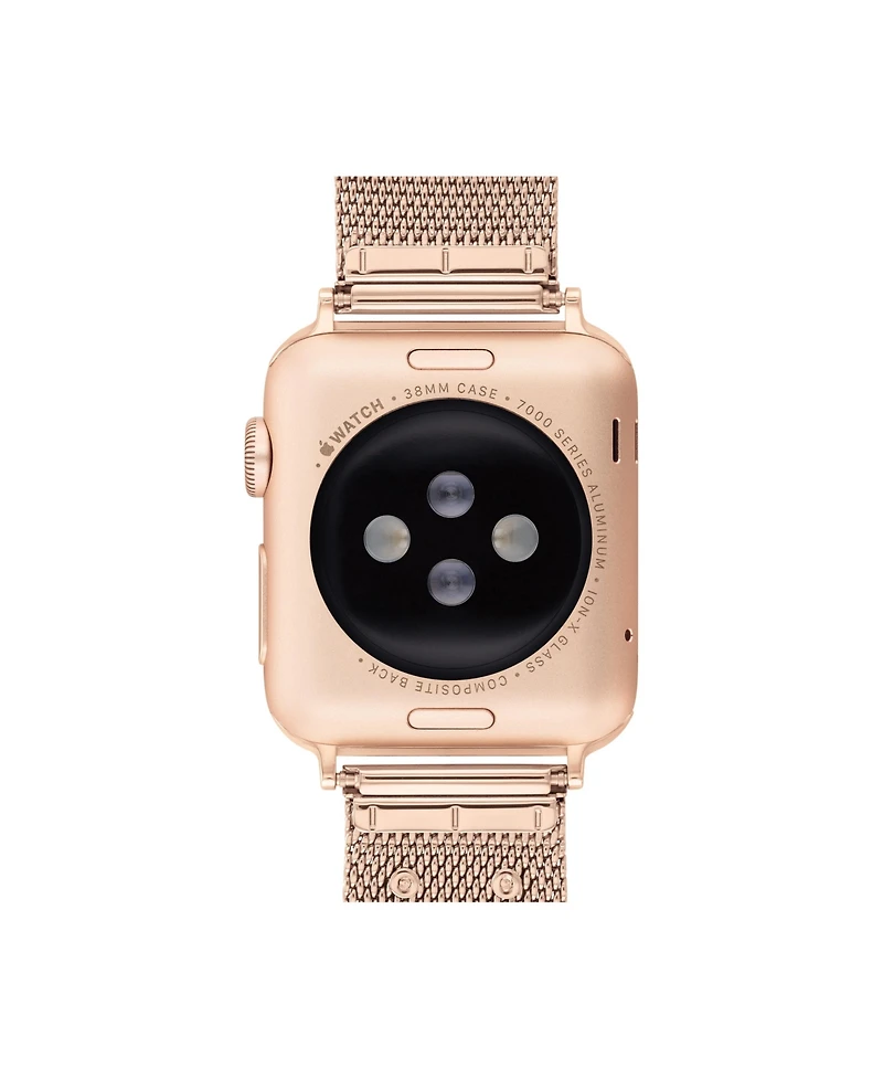 Coach Rose Gold-Tone Mesh Bracelet 38/40/41mm Apple Watch Band