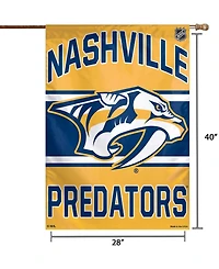 Multi Nashville Predators 28" x 40" Primary Logo Single-Sided Vertical Banner