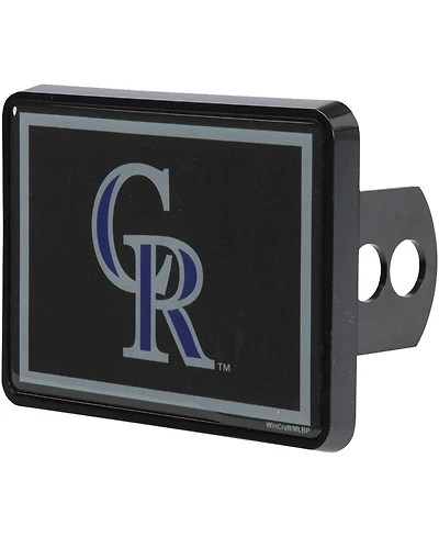 Multi Colorado Rockies Universal Rectangle Hitch Cover