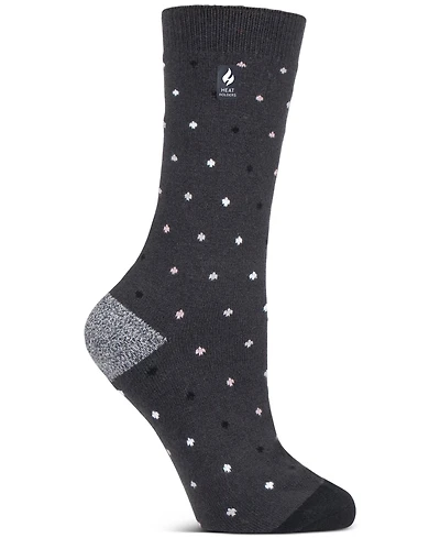 Heat Holders Women's Ultra Lite Berry Spots Crew Socks