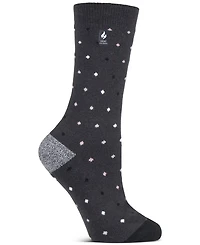 Heat Holders Women's Ultra Lite Berry Spots Crew Socks