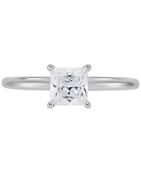 Grown With Love Igi Certified Lab Diamond Princess-Cut Solitaire Engagement Ring (1 ct. t.w.) 14k White Gold