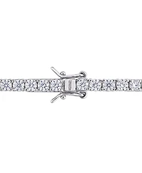Lab-Created Moissanite Tennis Bracelet (5-1/10 ct. t.w.) in Sterling Silver