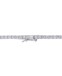 Lab-Grown Moissanite 17" Tennis Necklace (12-1/2 ct. t.w.) in Sterling Silver