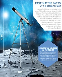 Discovery #Mindblown Telescope with Tripod, 50X and 100X Lenses, Adjustable Pan and Tilt