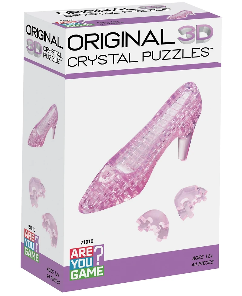 Areyougame 3D Crystal Puzzle - Slipper Pink