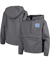 Big Boys Graphite North Carolina Tar Heels Pack Go Windbreaker Jacket