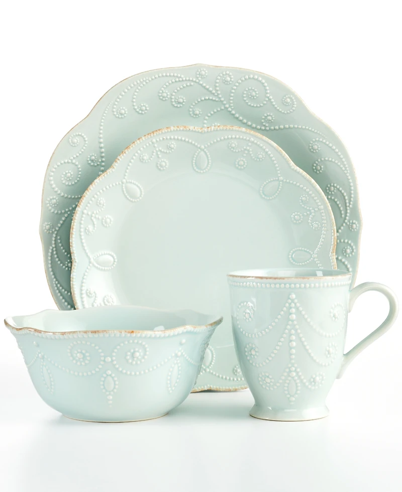 Lenox Dinnerware, French Perle 4 Piece Place Setting