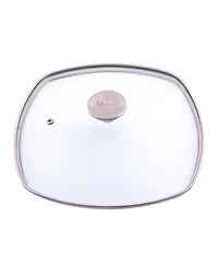 Victoria Glass Lid with Stainless Steel Knob for 10" Grill Pan