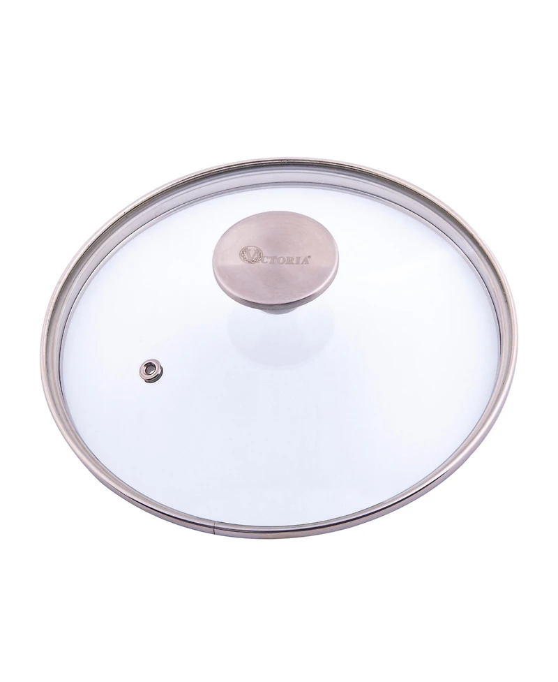 Victoria Glass Lid with Stainless Steel Knob for 6.5" Skillet