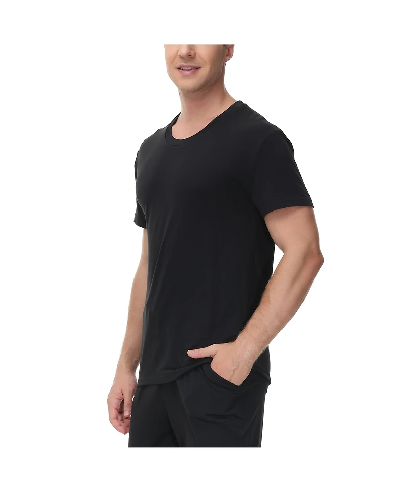 Ink + Ivy Heat retaining Crew neck contrast Short Sleeve Pajama Tee