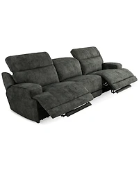 Sebaston -Pc. Fabric Sofa with 2 Power Motion Recliners