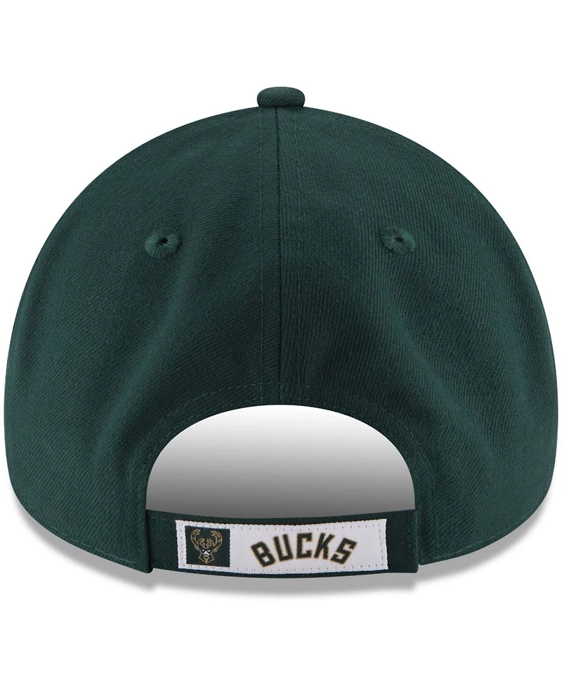 Men's Hunter Green Milwaukee Bucks Official Team Color 9FORTY Adjustable Hat
