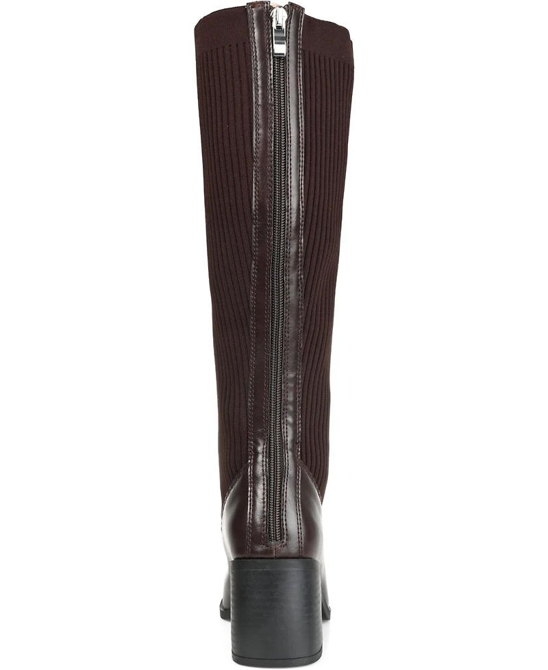 Journee Collection Women's Winny Extra Wide Calf Boots