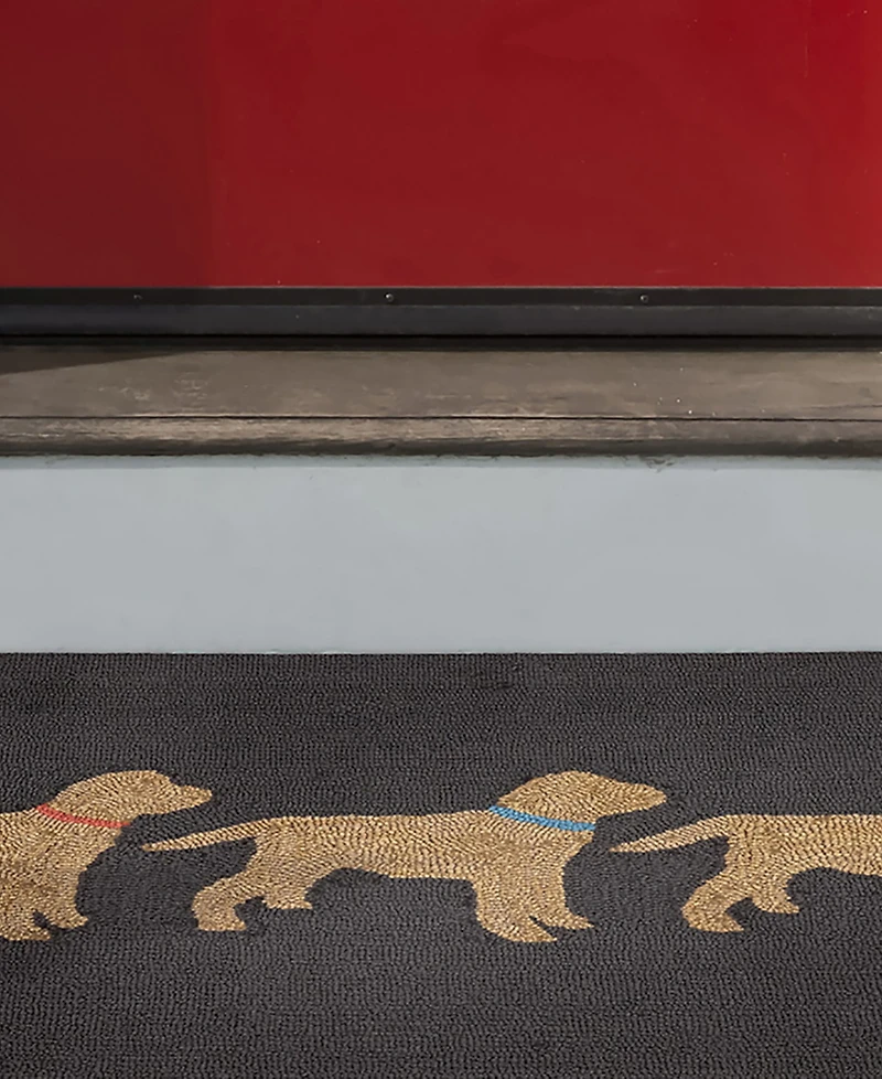 Liora Manne' Frontporch Yellow Labs 2'6" x 4' Outdoor Area Rug
