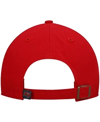 Men's Red Tampa Bay Buccaneers Primary Logo Clean Up Adjustable Hat