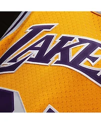 Men's Magic Johnson Gold Los Angeles Lakers 1984-85 Hardwood Classics Swingman Jersey