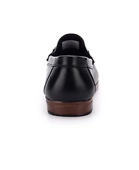 Aston Marc Men's Perforated Buckle Loafers