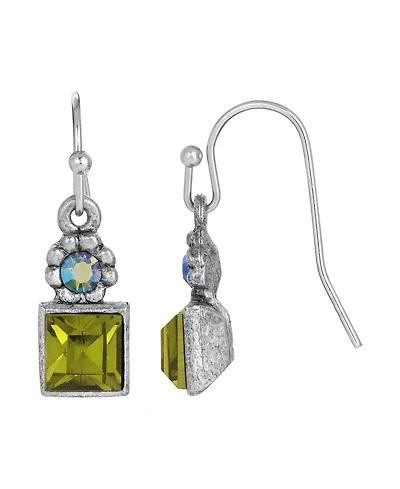 2028 Olivine Wire Earrings
