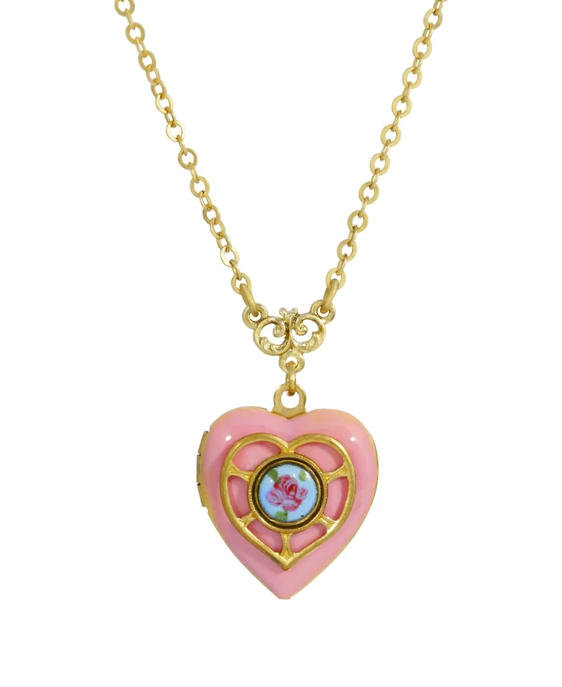 2028 Heart Locket Necklace