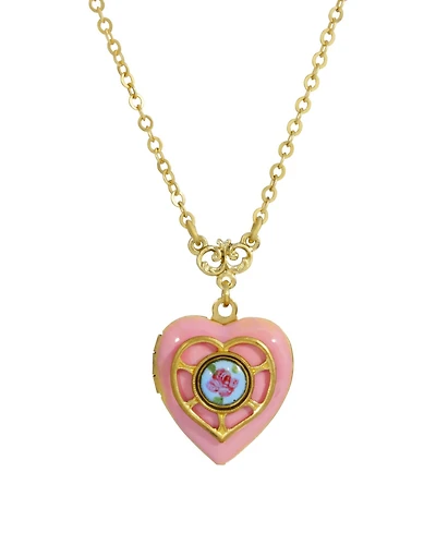 2028 Heart Locket Necklace