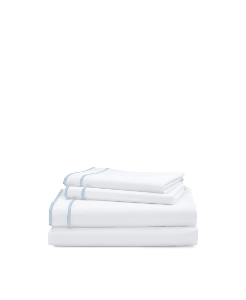 Lauren Ralph Spencer 300 Thread Count Sateen Border Sheet Set
