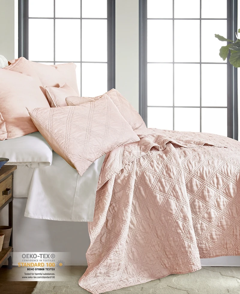 Levtex Washed Linen Relaxed Textured Quilt