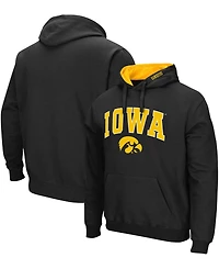 Men's Black Iowa Hawkeyes Arch Logo 3.0 Pullover Hoodie