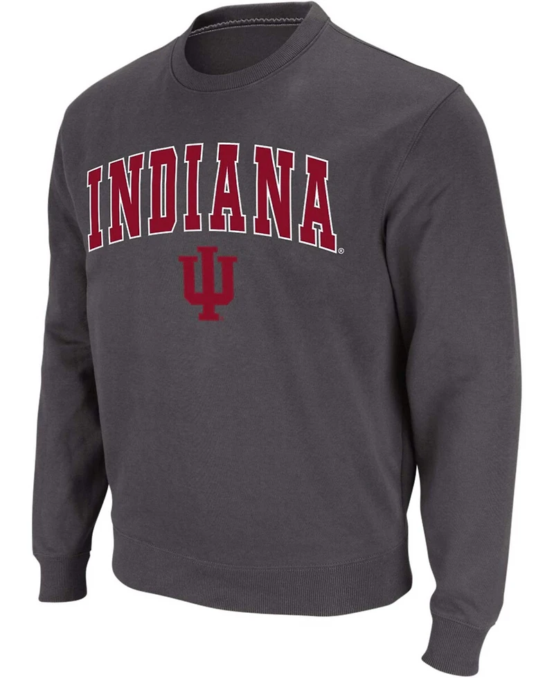 Colosseum Men's Indiana Hoosiers Arch Logo Crew Neck Sweatshirt