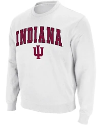 Colosseum Men's Indiana Hoosiers Arch Logo Crew Neck Sweatshirt