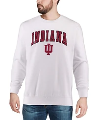Colosseum Men's Indiana Hoosiers Arch Logo Crew Neck Sweatshirt