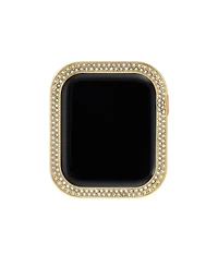 Anne Klein Women's Gold-Tone Alloy Metal Premium Crystal Protective Case for Apple Watch 40mm