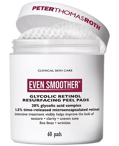 Peter Thomas Roth Even Smoother Glycolic Retinol Resurfacing Peel Pads