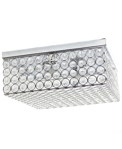 Lalia Home Glam 2 Light Square Flush Mount