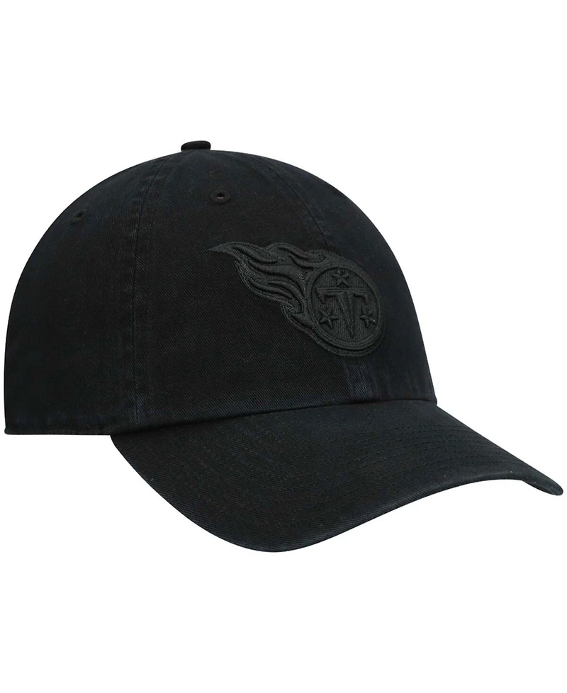 Men's Black Tennessee Titans Team Tonal Clean Up Adjustable Hat