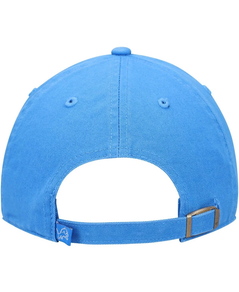 Boys Blue Detroit Lions Logo Clean Up Adjustable Hat