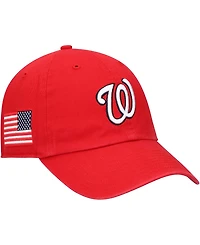 Men's Red Washington Nationals Heritage Clean Up Adjustable Hat