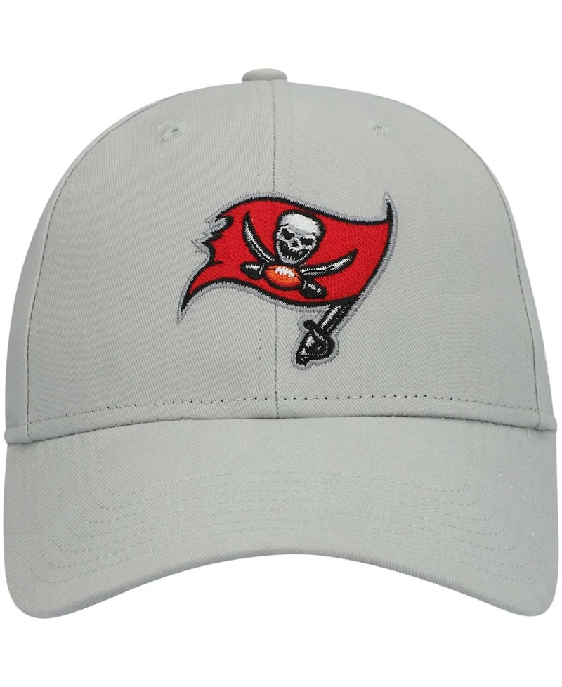 Boys Pewter Tampa Bay Buccaneers Basic Secondary Mvp Adjustable Hat